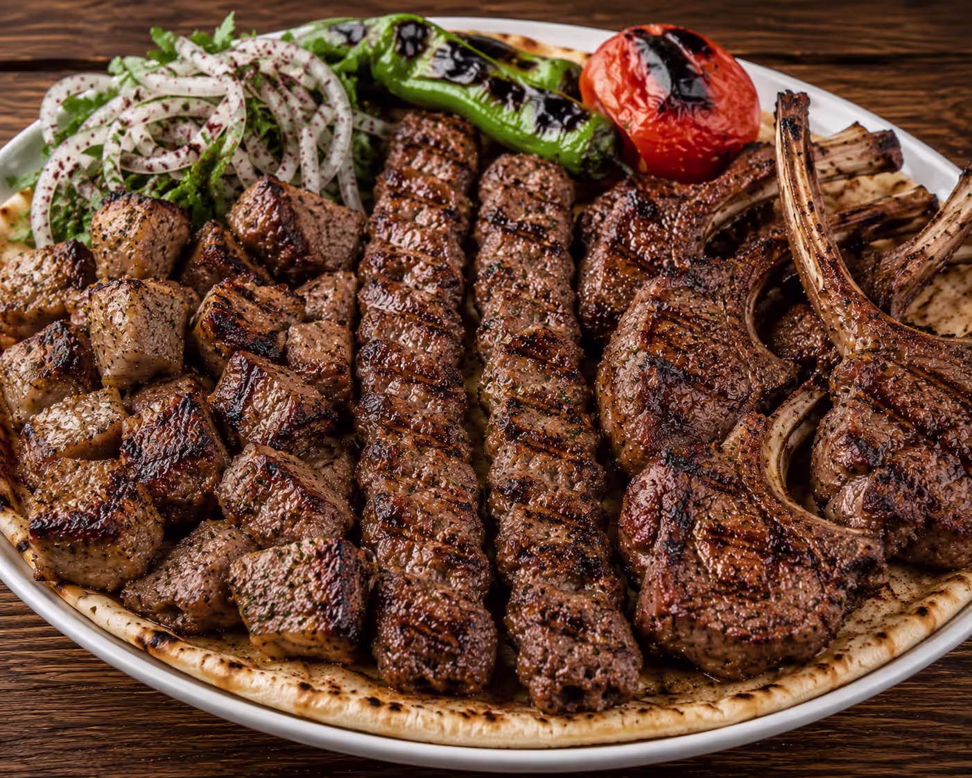 مشاوي مشكل شقف، كباب، ريش